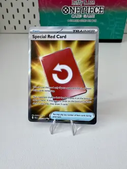 Special Red Card 113/086 Ultra Rare Chaos Rising Pokemon Near Mint - Image 1