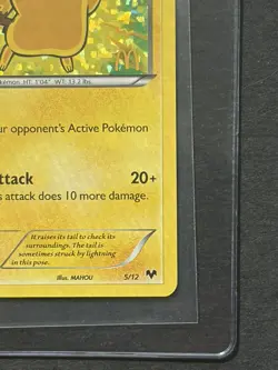 Pikachu 5/12 McDonald's Collection 2013 EN Holo Promo 60 HP Nuzzle Pokemon (NM) - Image 4