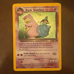 Pokemon TCG Dark Slowbro 12/82 Team Rocket Holo Rare Unlimited ENG 2000 60 HP - Image 1