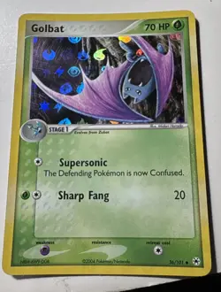 Golbat 36/101 2004 Pokemon/Nintendo Hidden Legends Reverse Holo - Image 1