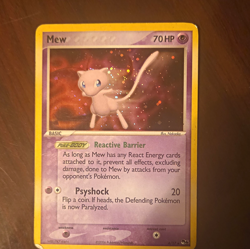 Pokemon TCG Mew 004/017 POP Series 4 Holo Rare ENG 2006 70 HP Basic - Image 1