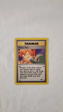 Pokemon 1999-2000 Vintage TCG Trainer Misty's Tears #118/132. Non Holo. - Image 1