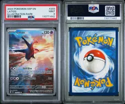 PSA 9 LATIOS #203 POKEMON 2024 SSP EN-SURGING SPARKS ILLUSTRATION RARE - Image 3