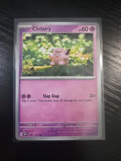 Clefairy Scarlet Violet Obsidian Flames Pokemon Card 81/197 - Image 5