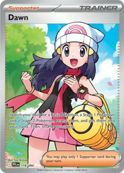 NM-Mint Dawn - 118/094 - Ultra Rare Pokemon Phantasmal Flames - Image 1
