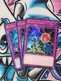 YUGIOH BLGG-EN131 Raigeki Break Ultra Rare 1ST EDITION PLAYSET - Image 1