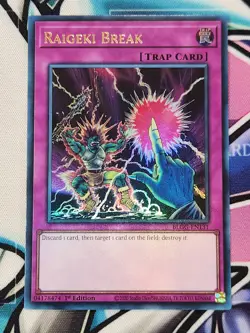 YUGIOH BLGG-EN131 Raigeki Break Ultra Rare 1ST EDITION PLAYSET - Image 3