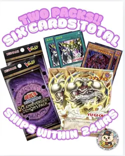 Yugioh 30th Anniversary Demon's Pack V Jump Promo Factory sealed Two Packs! - Image 1