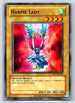 Harpie Lady MRD-EN008 Metal Raiders (Worldwide English) Yu-Gi-Oh Unlimited LP - Image 1