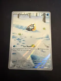 Pokemon TCG Snorunt Paradox Rift 188/182 Holo Illustration Rare - Image 1