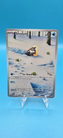 Pokemon TCG Snorunt 188/182 SV04: Paradox Rift Illustration Rare Holo - Image 1