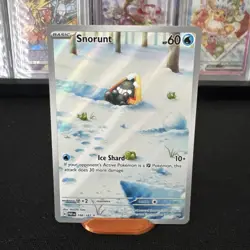Pokemon TCG Snorunt Paradox Rift 188/182 Holo Illustration Rare - Image 1