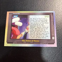 Pokemon Topps Card - EP22 The Tower Of Terror - Image 2