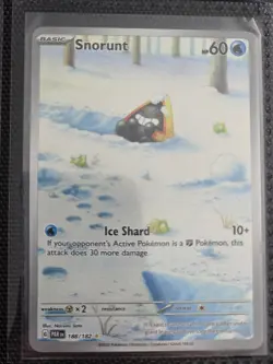 Pokemon TCG Snorunt Paradox Rift 188/182 Holo Illustration Rare - Image 1