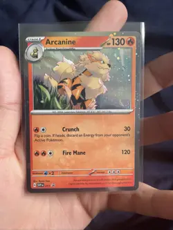Pokemon TCG Arcanine SVP Black Star Promos SVP011 Holo Promo - Image 1