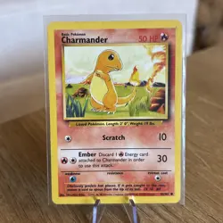 Pokemon TCG Charmander Base Set, Card 46/102, Regular Near mint / LP - Image 1