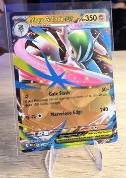 Mega Gallade ex 48/86 Double Rare Pokemon Chaos Rising ME04 NM - Image 1
