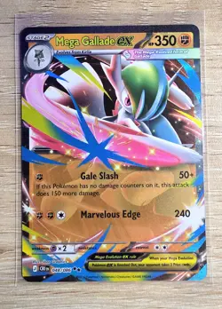 Mega Gallade ex 48/86 Double Rare Pokemon Chaos Rising ME04 NM - Image 2