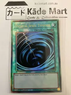 Mystical Space Typhoon RA02-EN048 Ultimate Rare 1st Edition YuGiOh TCG Card - Image 1