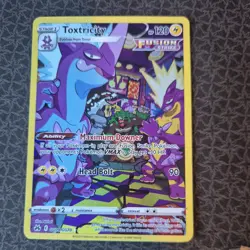 Pokemon TCG Toxtricity GG09/GG70 Crown Zenith Galarian Gallery Holo Condition - Image 1