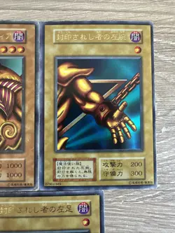 Yugioh Exodia Forbidden One Complete 5 Card Set Ultra Rare Japanese F/S MP/HP - Image 4