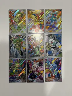 Pokemon First Partner Illustration Collection Series 2 Complete Set Of 9 Cards - Image 3