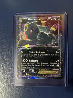Pokemon Umbreon TCG Holo Rare Card EX XY Fates Collide 55/124 NM Condition - Image 1