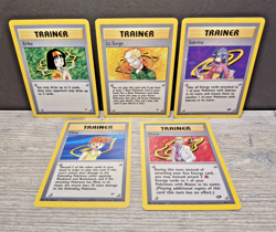 Pokemon Card TCG Gym Heroes Trainer Lot 5 Cards English - Gym Badge Lot - Image 1