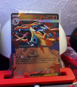 Mega Charizard Y EX Pokemon TCG Card 360 HP English Mega Standard Size - Image 1