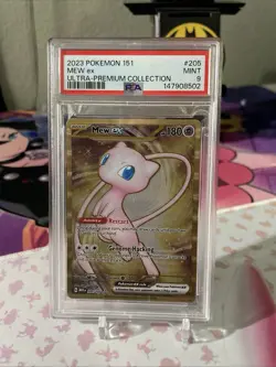 Mew EX Metal Card Scarlet & Violet 151 Ultra-Premium Collection 205/165 PSA9 - Image 1