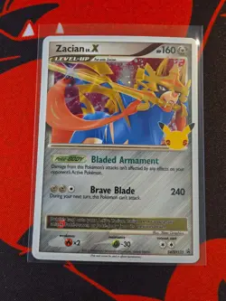 Zacian LV. X Holo Promo #SWSH135 SWSH: Sword & Shield Promo Cards 2021 NM - Image 1