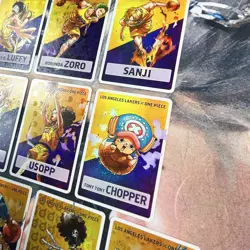 One Piece x LA Lakers Basketball Design 10 Holo Card Set Custom/Fan-Art - Image 4