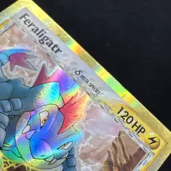 Pokemon TCG Feraligatr EX Delta Species Dragon Frontiers 2/101 Reverse Holo - Image 2
