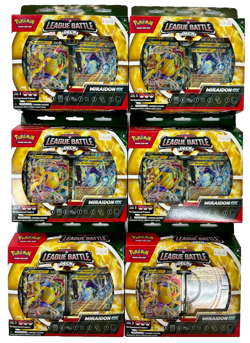 Lot of 6 Pokemon TCG Miraidon ex League Battle Decks Factory Sealed NEW Regielek - Image 1