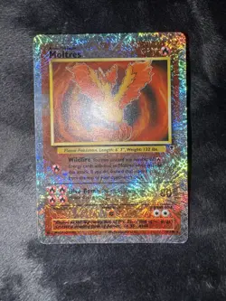 Wizards Moltres 30/110 Legendary Collection Reverse Holo Rare 70 HP (2002) - Image 2
