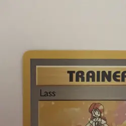 Pokemon TCG Lass 75/102 Base Set Rare Regular Trainer 1999 EN Sugimori WOTC - Image 3