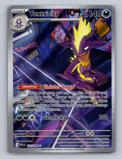 TOXTRICITY 103/094 ILLUSTRATION RARE PHANTASMAL FLAMES POKEMON Holo NM *1 - Image 1