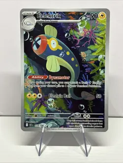 Eelektrik 114/086 Black Bolt Pokemon NM Illustration Rare - Image 1