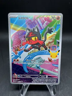 Pokemon TCG First Partner Illustration Series 1 Rowlet Litten Popplio - Image 4