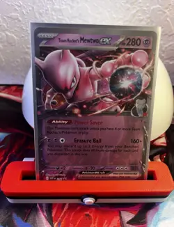 Team Rocket's Mewtwo ex 216 SV: Scarlet & Violet Promo Holo Basic 280 HP English - Image 1