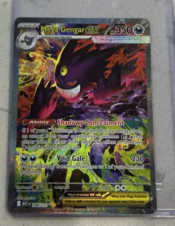 MEGA GENGAR EX 2026 POKEMON ASCENDED HEROES SPECIAL ILLUSTRATION RARE 284/217 - Image 1
