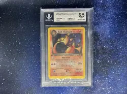 2000 Pokemon 1st Edition Team Rocket Dark Charizard Holo #4 BGS 6.5 - Image 1