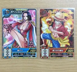 PREORDER Boa Hancock & Luffy One Piece Treasure World Berry Match Carddass - Image 1