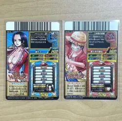 PREORDER Boa Hancock & Luffy One Piece Treasure World Berry Match Carddass - Image 2