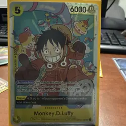 Namco Monkey.D.Luffy OP07-109 Premium Booster Vol.2 SR Foil Reprint English - Image 1