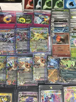 Large Pokemon Card Collection 250+ Cards Pikachu 51/162 Stamp Prismatic & More - Image 5