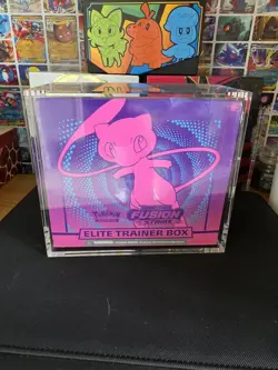 Pokemon Cards - Fusion Strike Elite Trainer Box Sealed ETB with Acrylic Case - Image 1