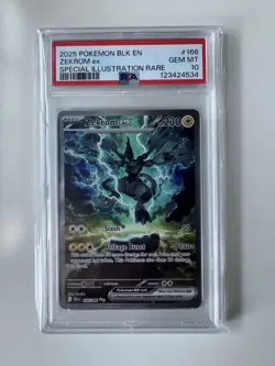 Pokemon TCG Zekrom EX Black Bolt Special Illustration Card #166/086 PSA 10 - Image 1
