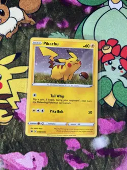 Pikachu SWSH039 Holo *COSMO SWIRL* Sword & Shield Promo Pokemon NM/M - Image 2