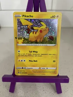Pokemon TCG Pikachu Sword & Shield Swsh039 Holo Promo - Image 1